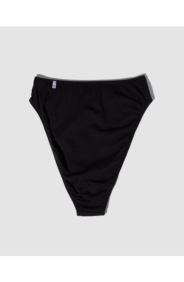 ODDOBODY Organic Cotton High Waisted French Cut, Alternate, color, Midnight