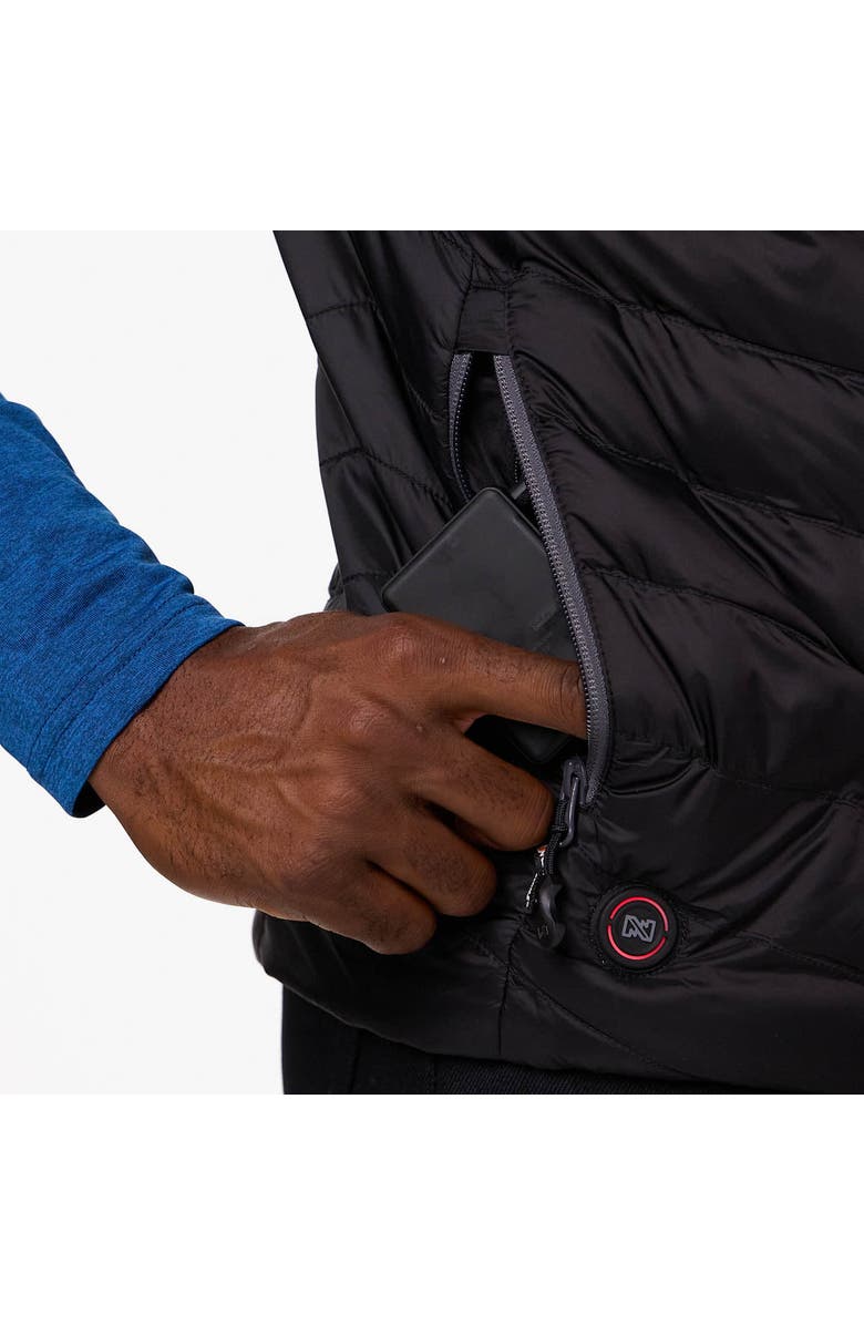 Mobile Warming Backcountry Xtera Men's Heated Puffer Vest, Alternate, color, Black