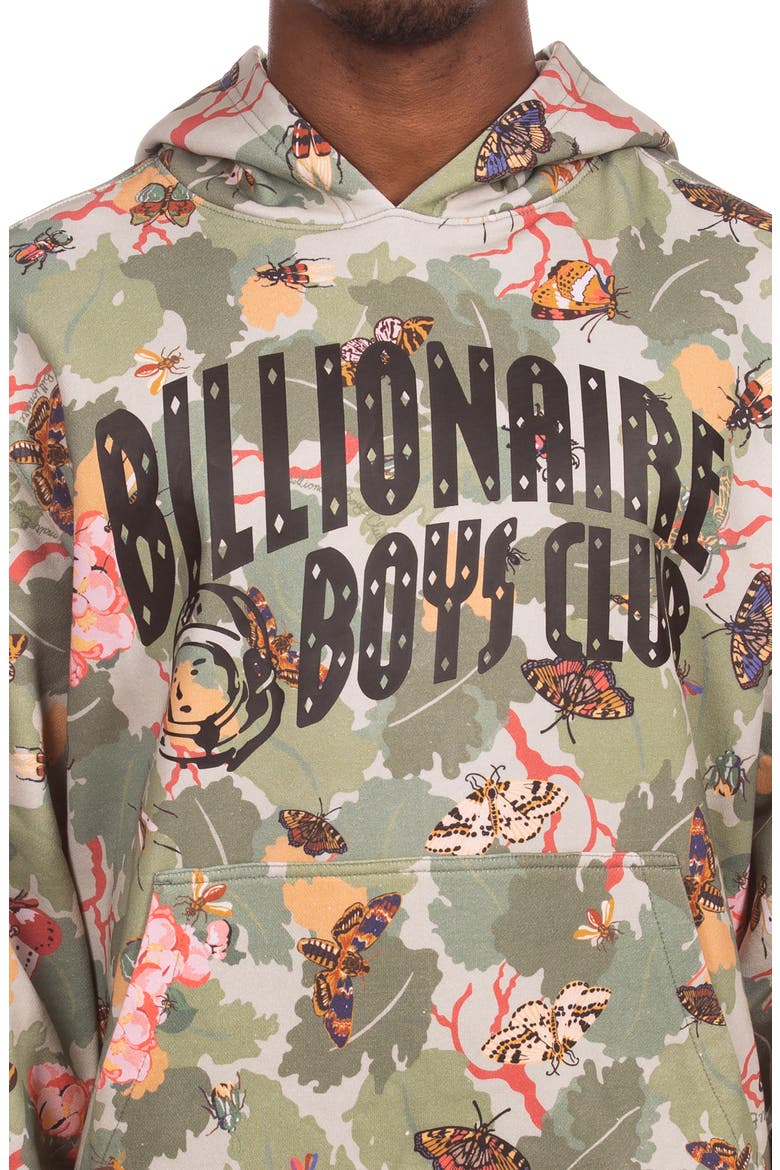 Buzzy Graphic Hoodie, Alternate, color, PALE MARIGOLD