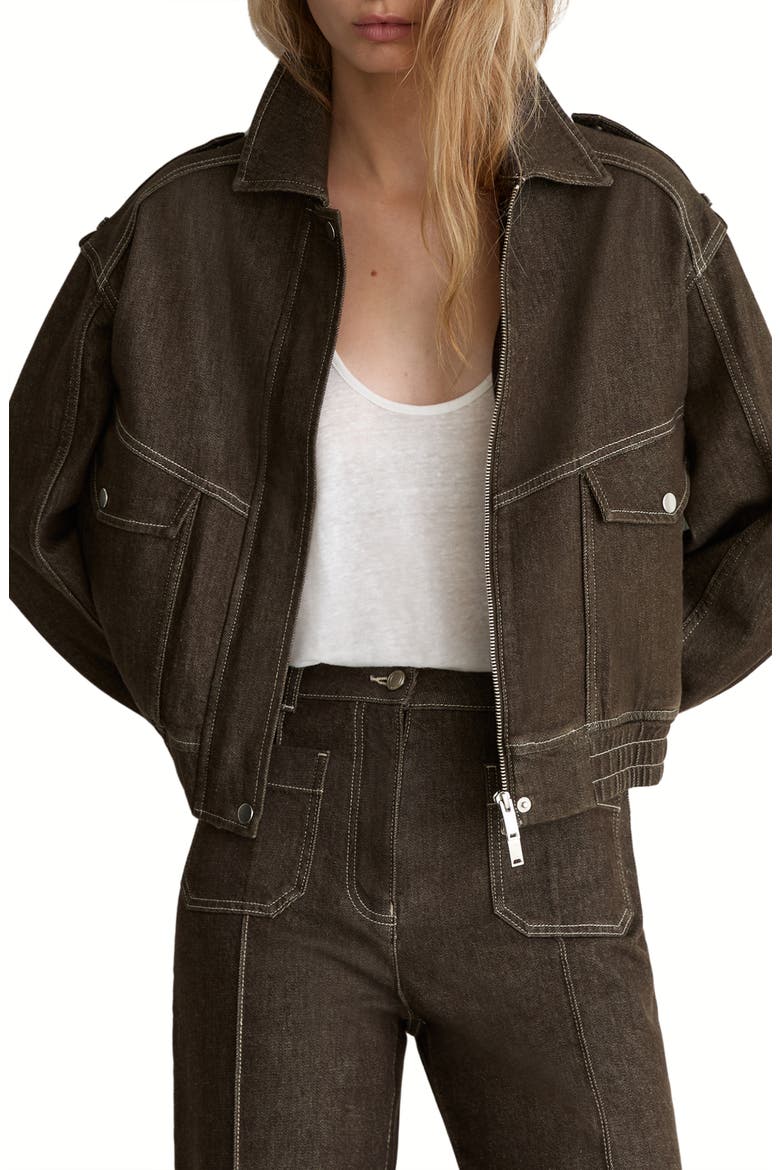 Blair Utility Jacket, Main, color, BROWN