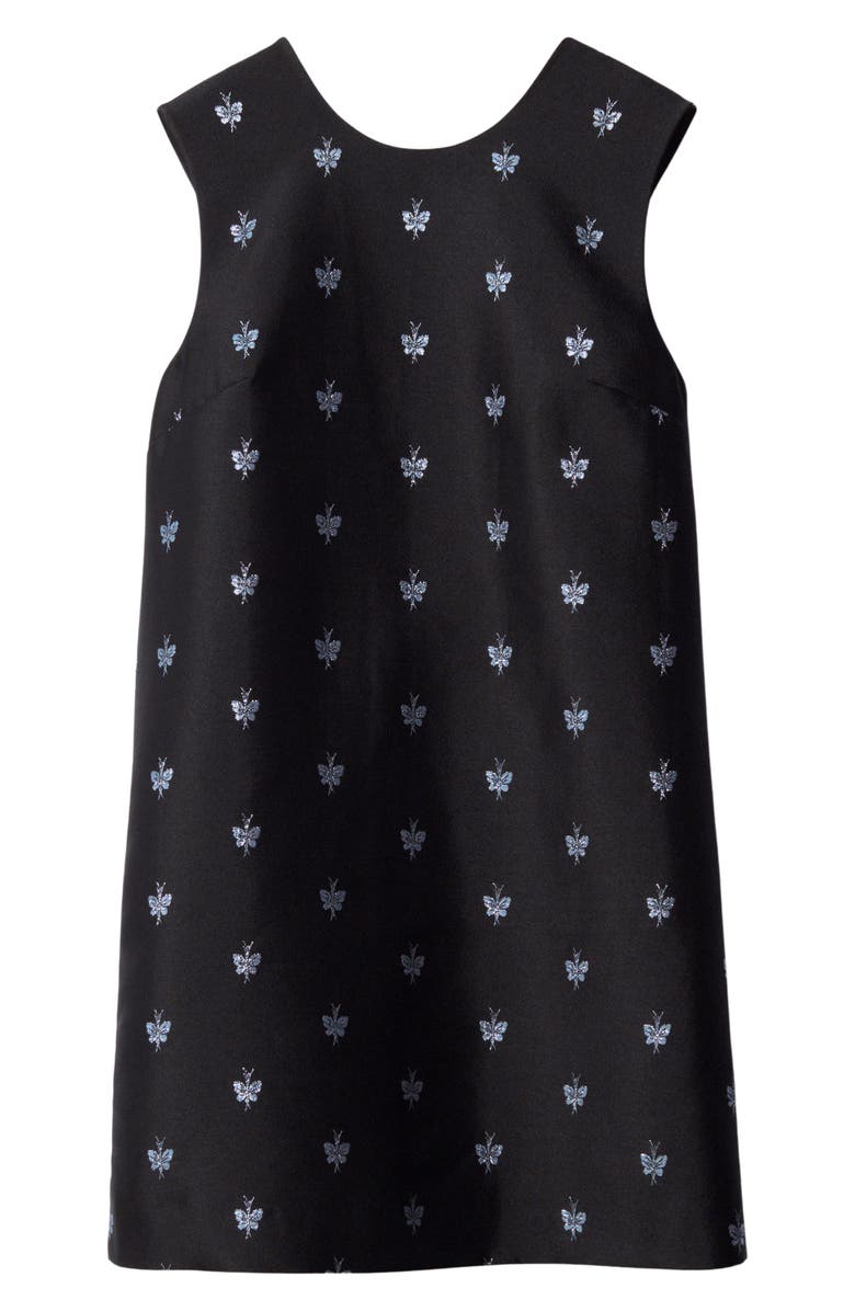 & Other Stories Metallic Jacquard Shift Minidress, Alternate, color, 