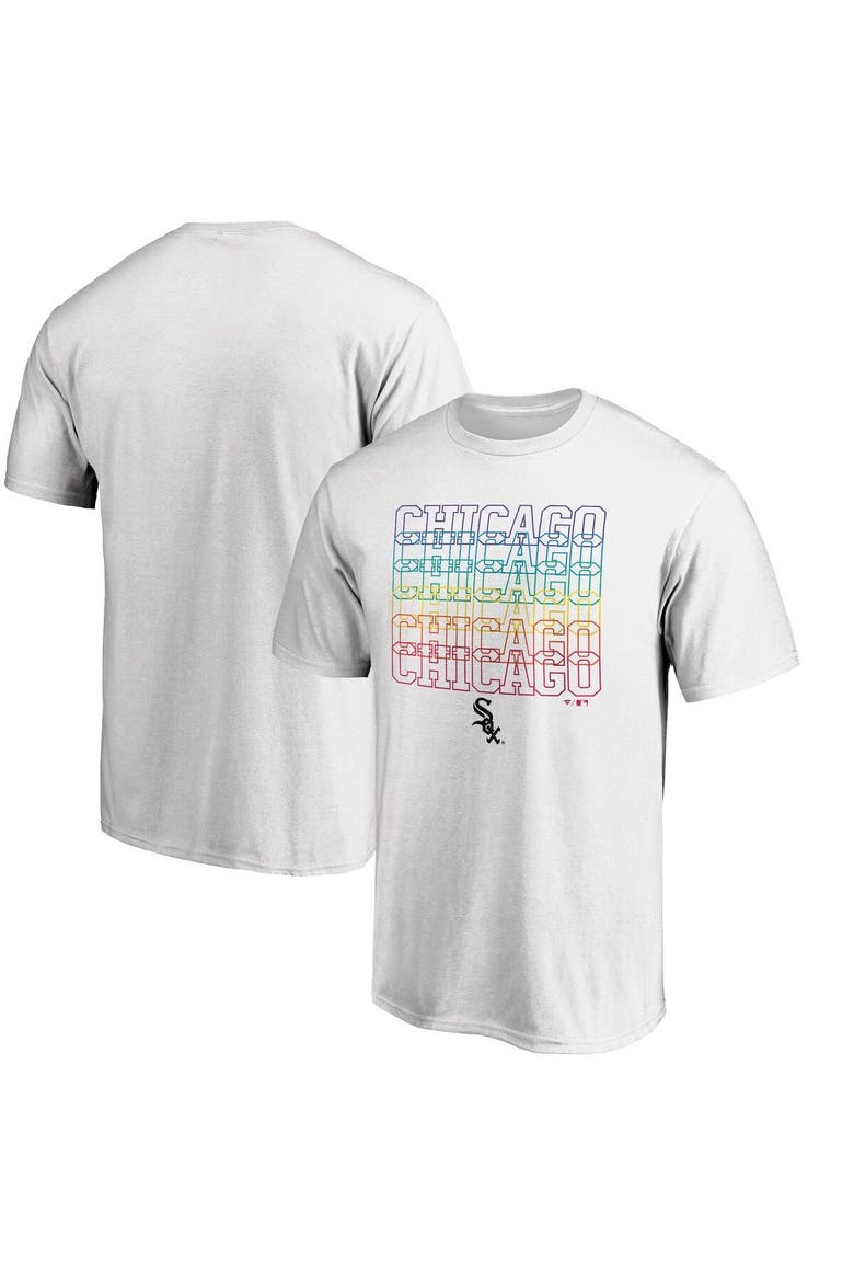 Men's Fanatics Branded White Chicago White Sox City Pride T-Shirt, Main, color, White