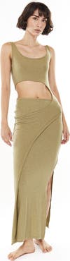 Mother of All Papper Cut Out Maxi Dress