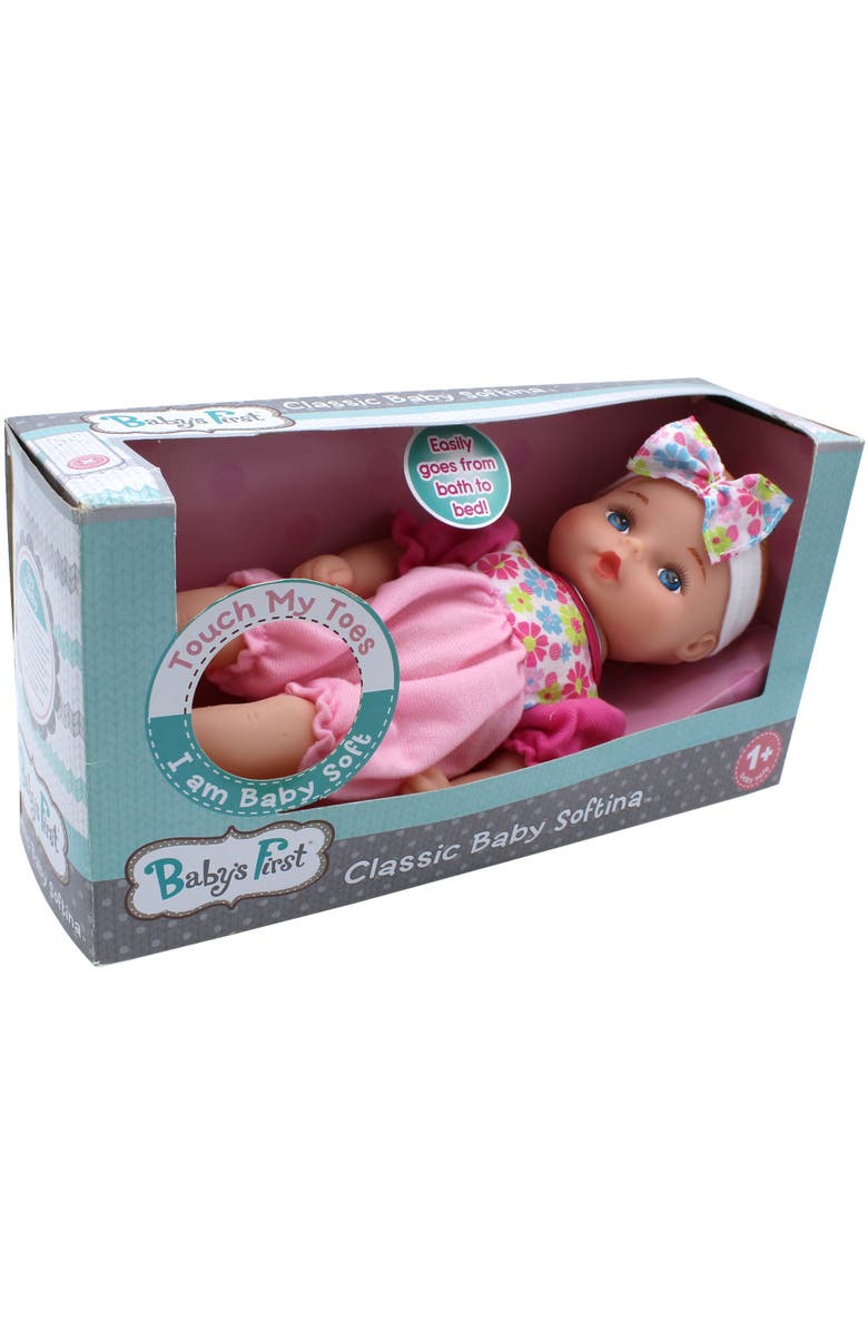 Baby's First Classic Softina Jumper Toy Doll, Alternate, color, Multicolored
