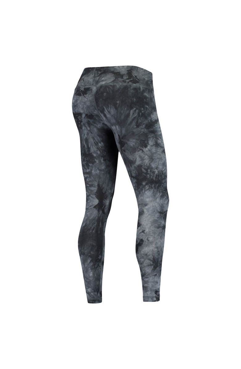 CONCEPTS SPORT Women's Concepts Sport Black Jacksonville Jaguars Burst Tie-Dye Leggings, Alternate, color,