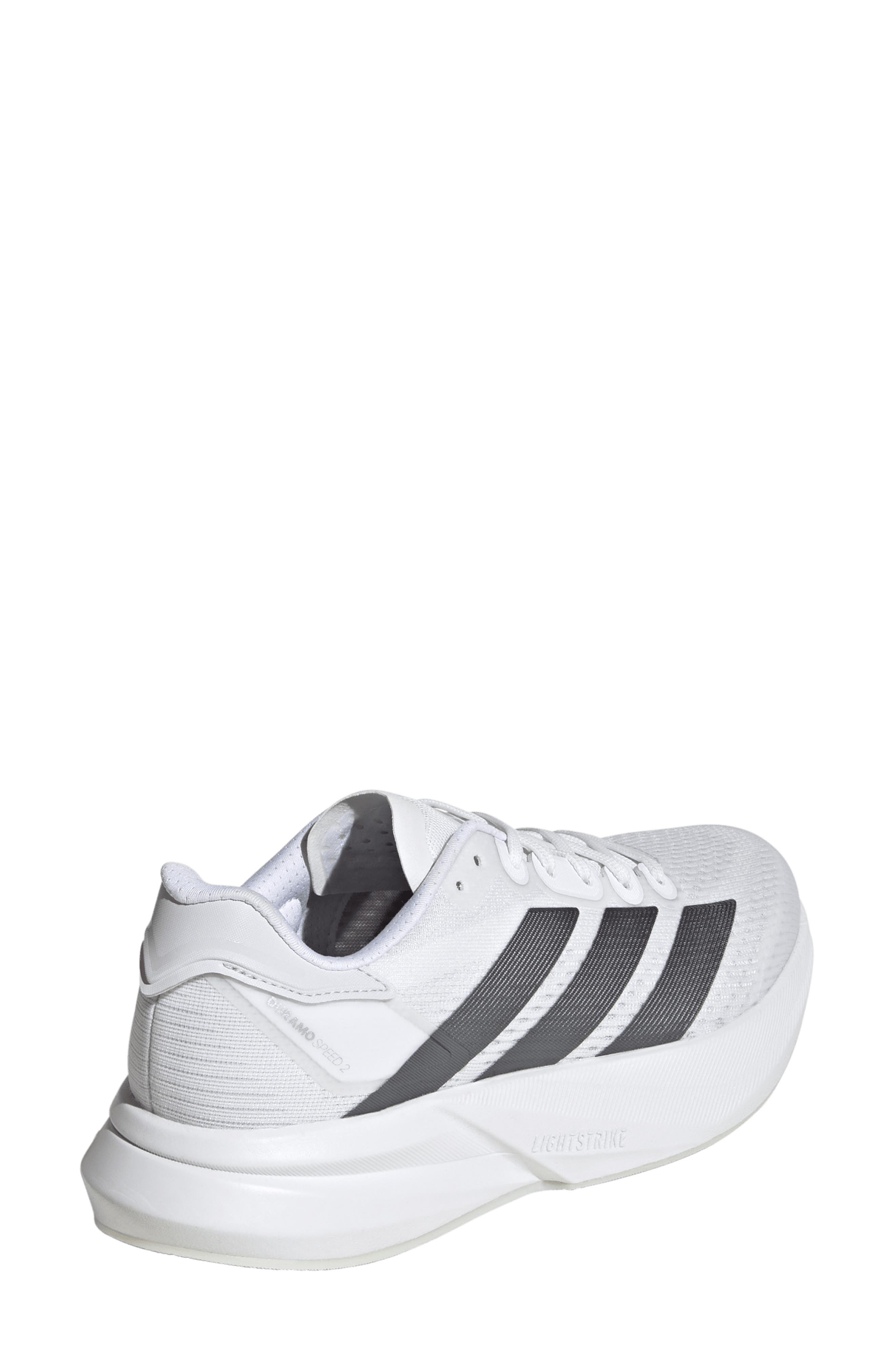 adidas Duramo Speed 2 Sneaker, Alternate, color, White/ Iron Met./ Dash Grey