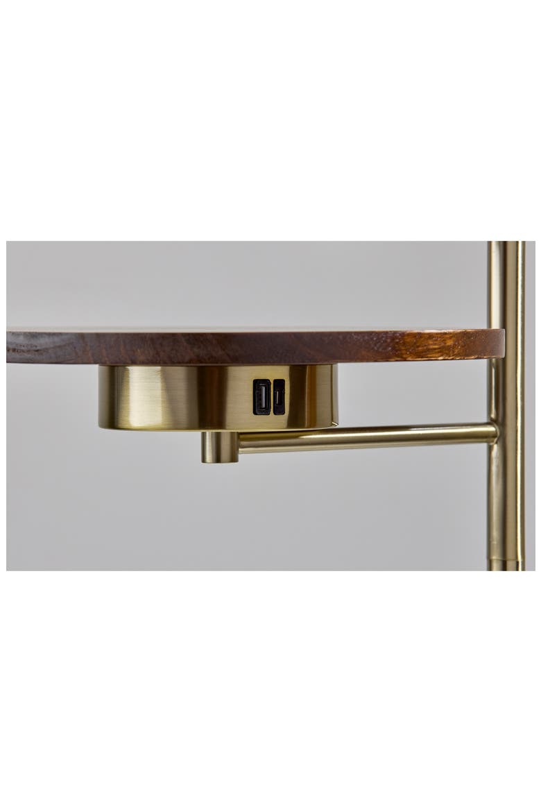 JOEL WIRELESS CHARGING FLOOR L, Alternate, color, ANTIQUE BRASS