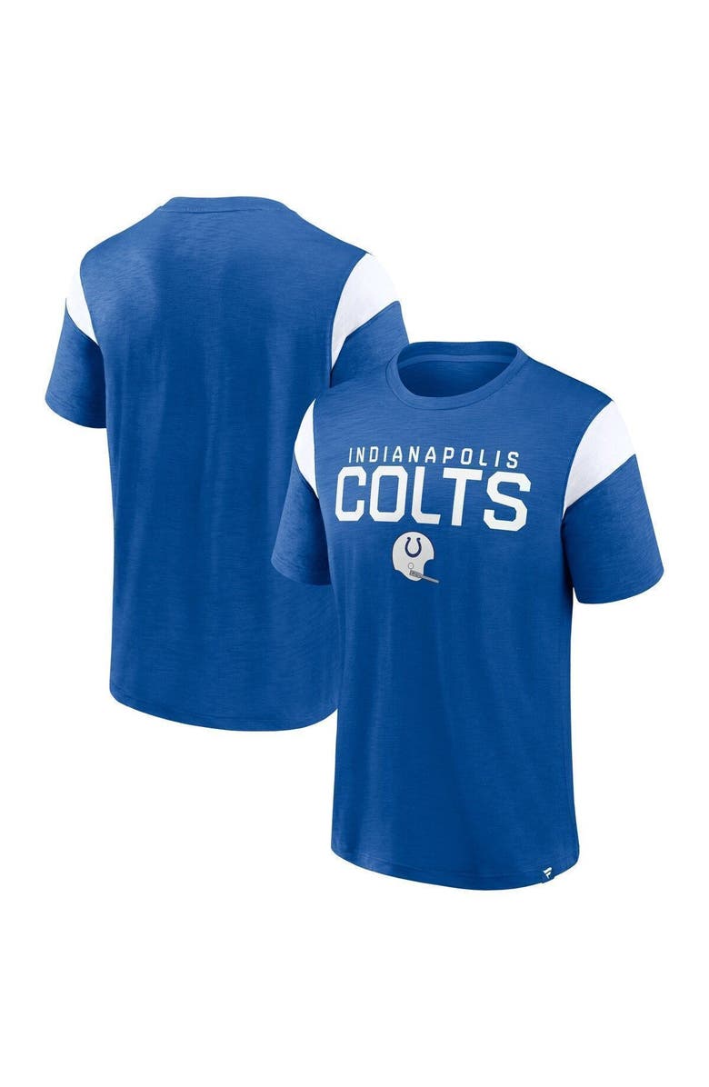 FANATICS Men's Fanatics Branded Royal Indianapolis Colts Home Stretch Team T-Shirt, Main, color, 