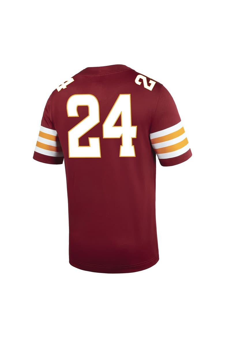 Men's Nike #24 Cardinal Iowa State Cyclones Untouchable Replica Game Jersey, Alternate, color, Cardinal