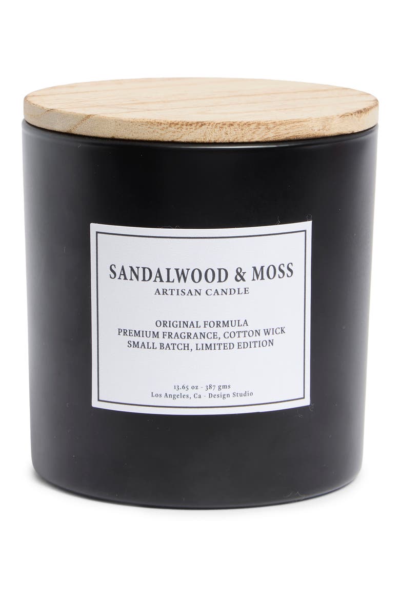 Sandalwood & Moss Candle, Main, color, SANDALWOOD N MOSS