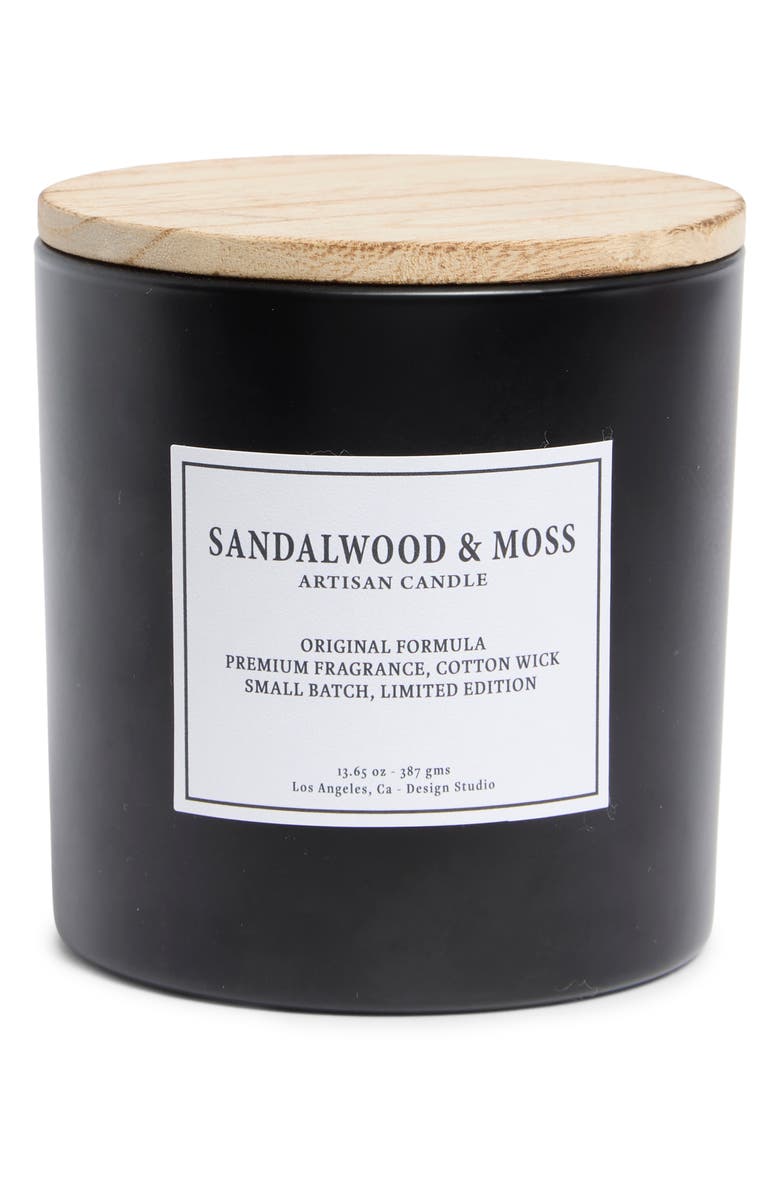 PORTOFINO CANDLES Sandalwood & Moss Candle, Main, color, Sandalwood N Moss