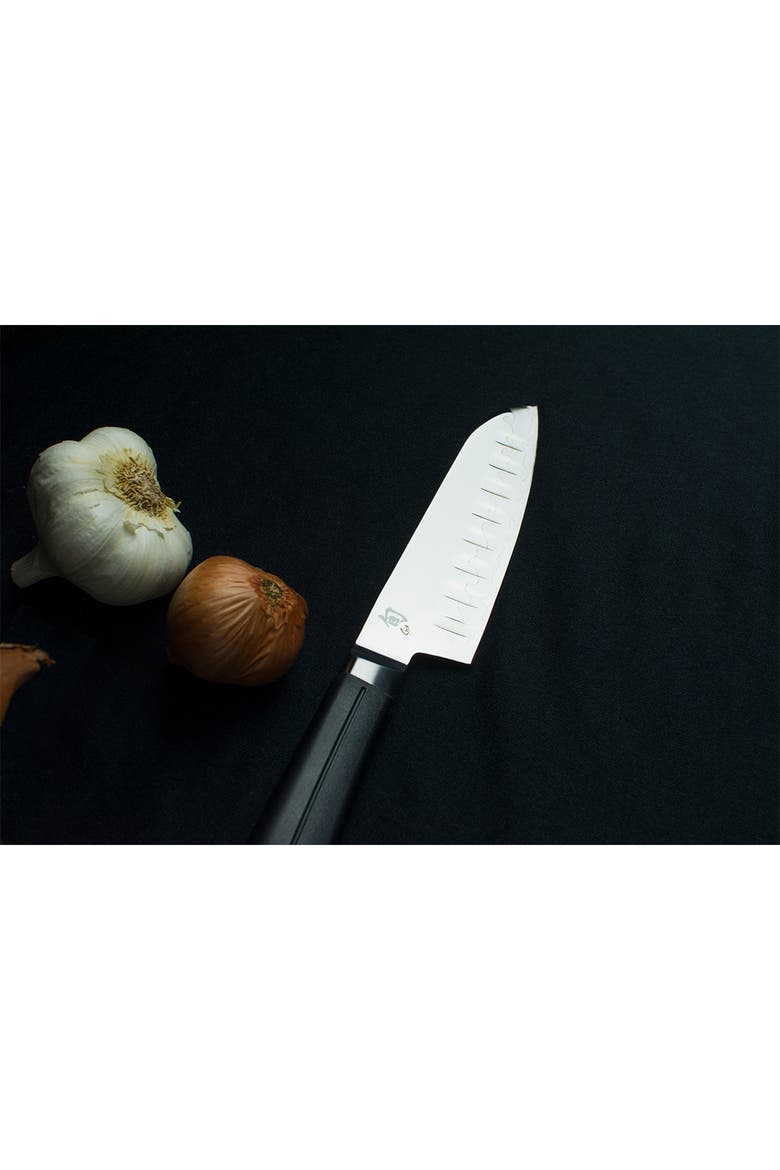 Sora H.G. Santoku 5.5" Knife, Alternate, color, BLACK
