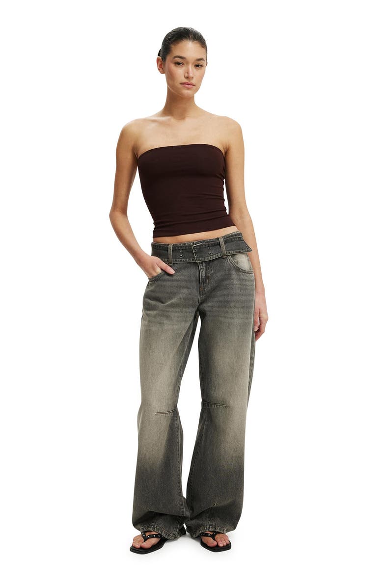 Cotton On Women's Low Barrel Jean, Alternate, color, Y2k Washed Grey