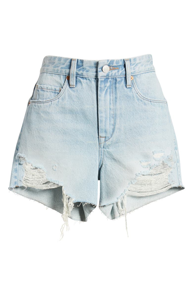 BLANKNYC The Barrow High Waist Cutoff Denim Shorts, Alternate, color,