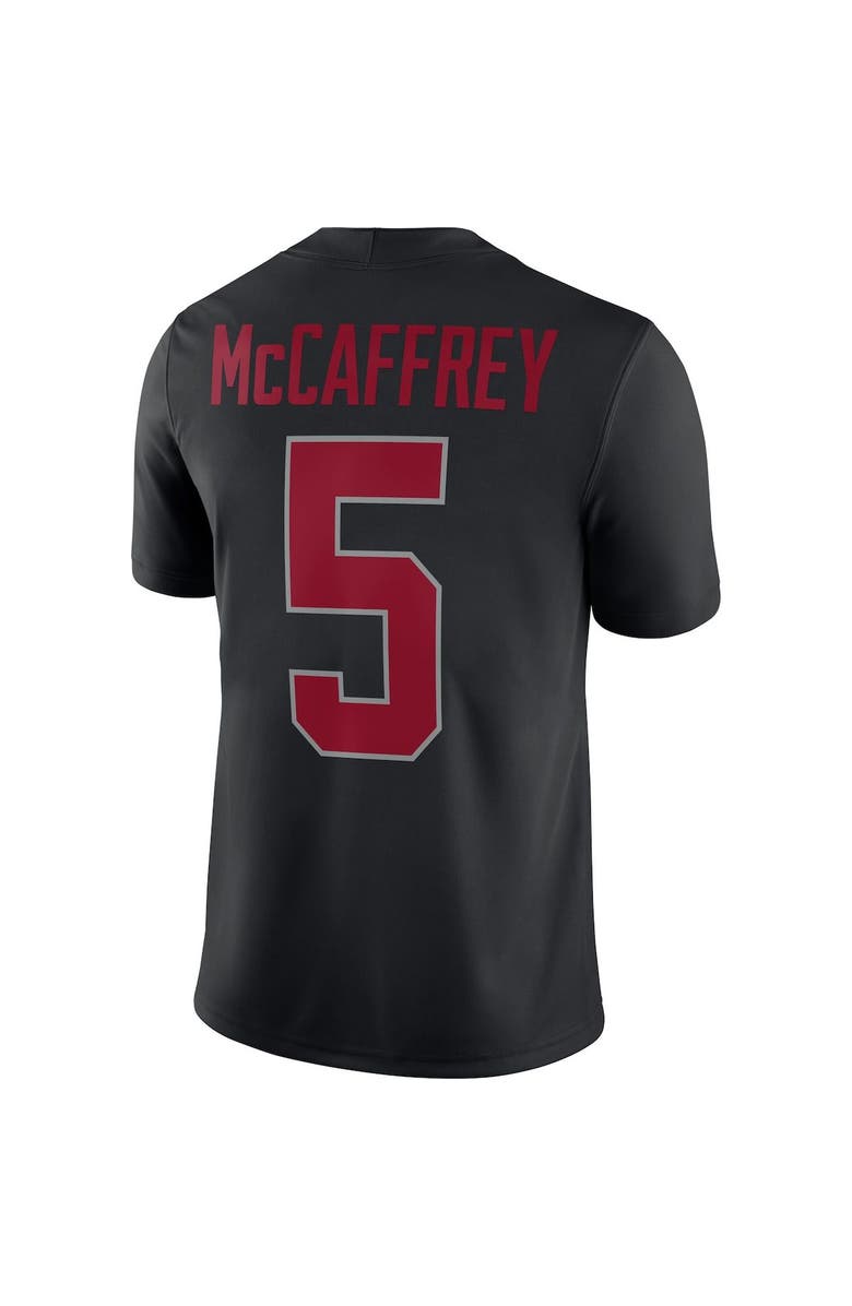 Nike Men's Nike Christian McCaffrey Black Stanford Cardinal Alumni Game Jersey, Alternate, color,