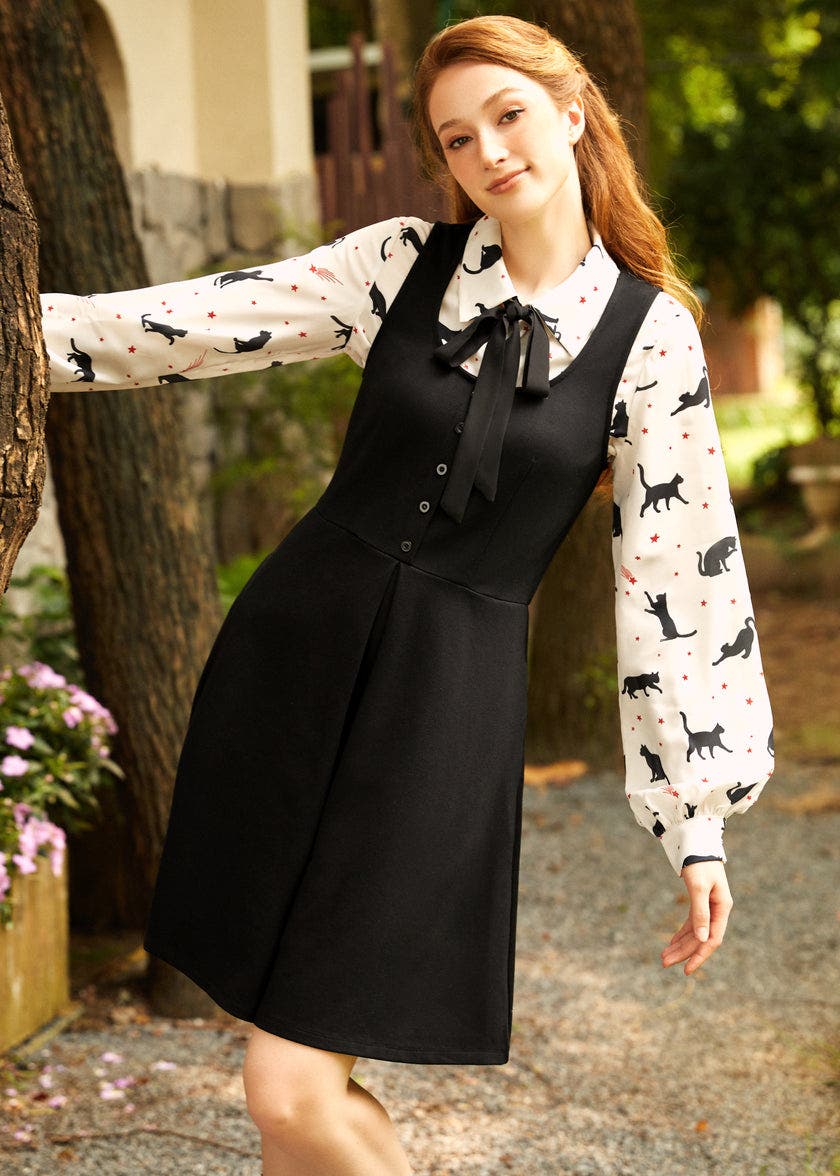 ModCloth Classically Charming Sleeveless Fit & Flare Dress (Women ...