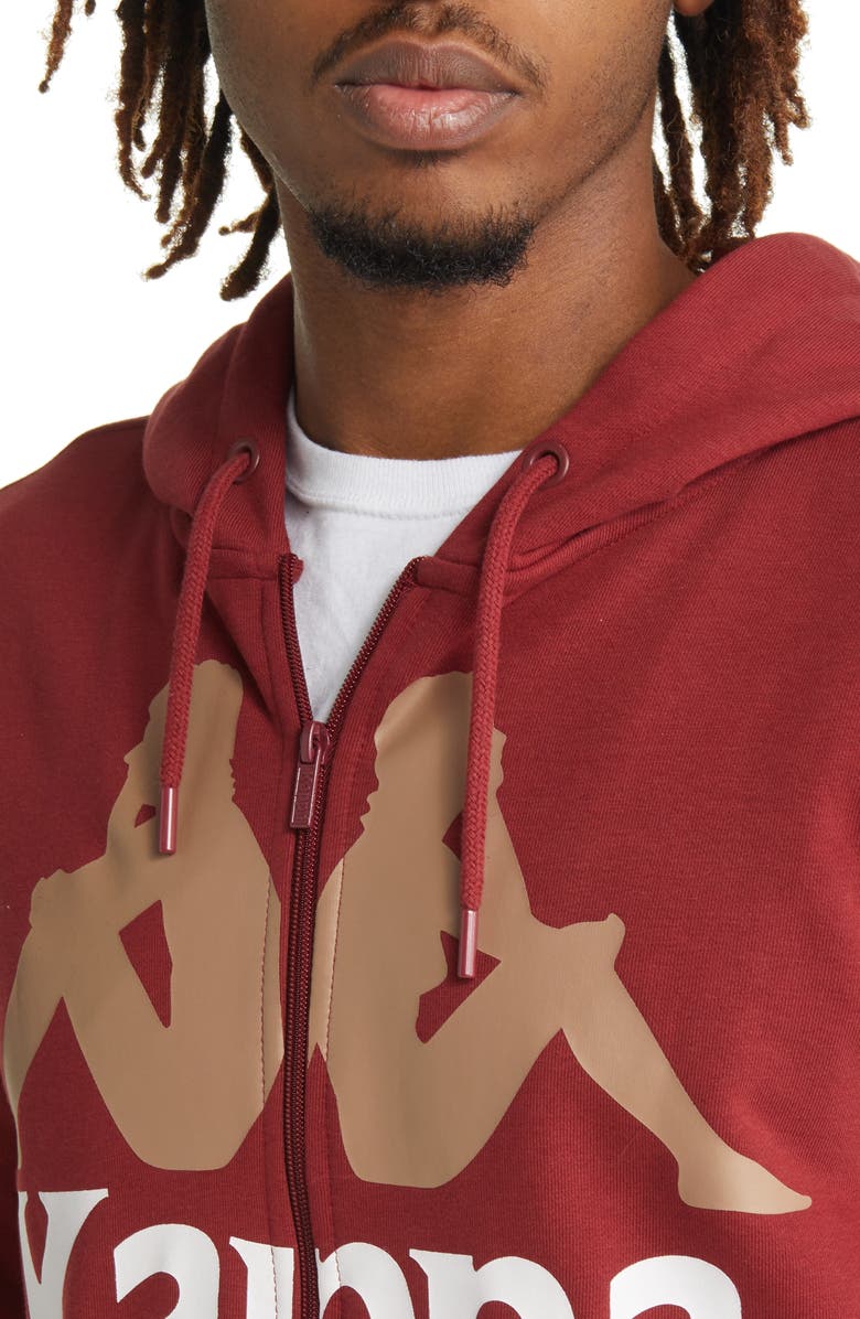 KAPPA Authentic Awert Zip Graphic Hoodie, Alternate, color, 