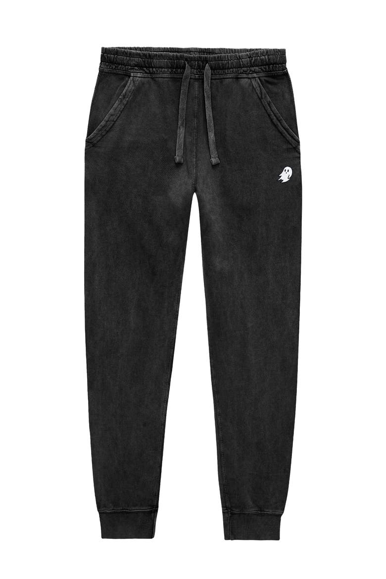 Mens Ghost Midweight Washed Jogger Pant, Main, color, Black