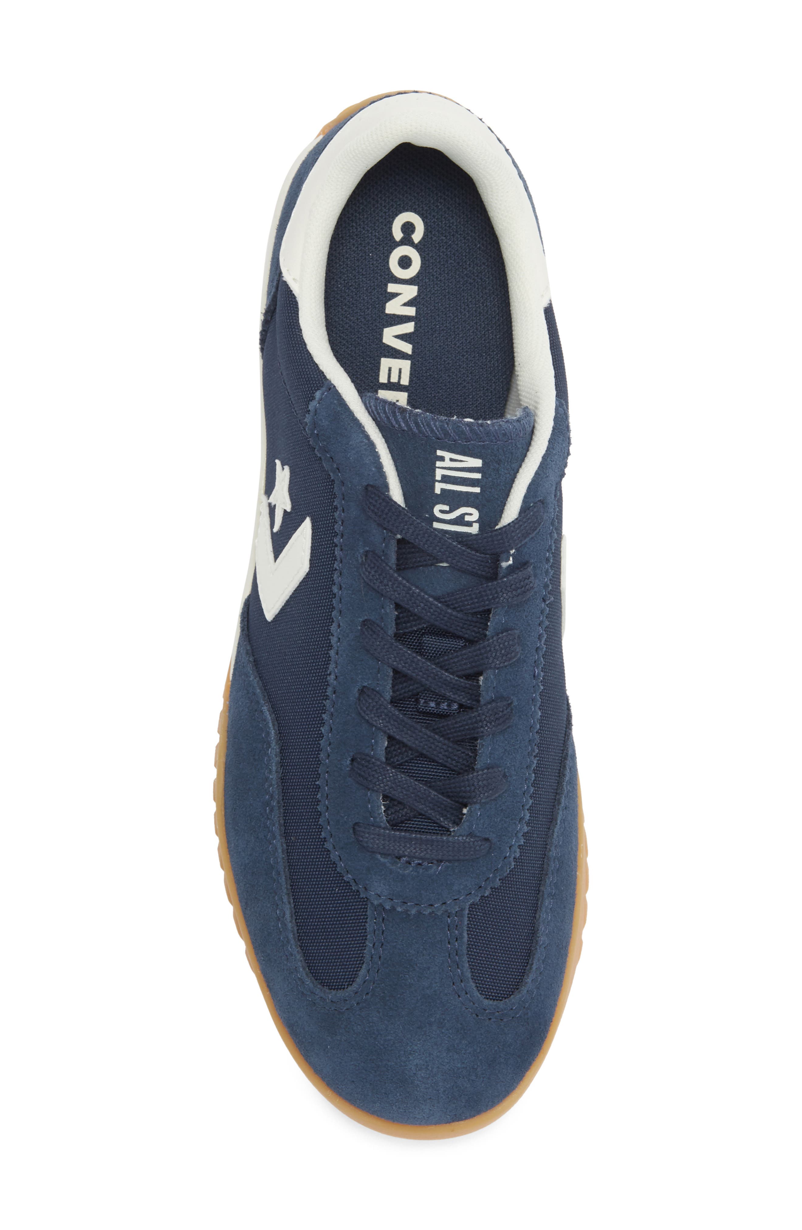 Run Star Trainer Low Top Sneaker, Alternate, color, NAVY/ EGRET/ GOLD