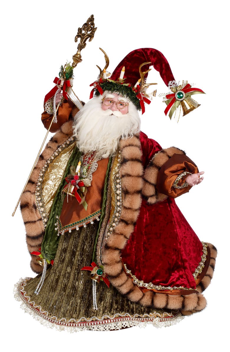 Mark Roberts Father Christmas Santa, Main, color, Medium Brown