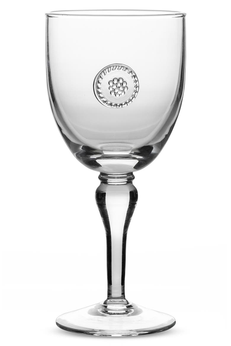 Berry & Thread Wine Glass, Main, color, CLEAR