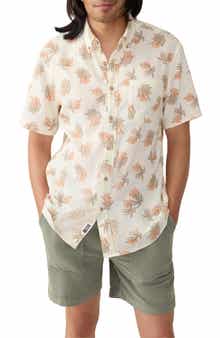 Faherty Breeze Short Sleeve Button-Down Shirt