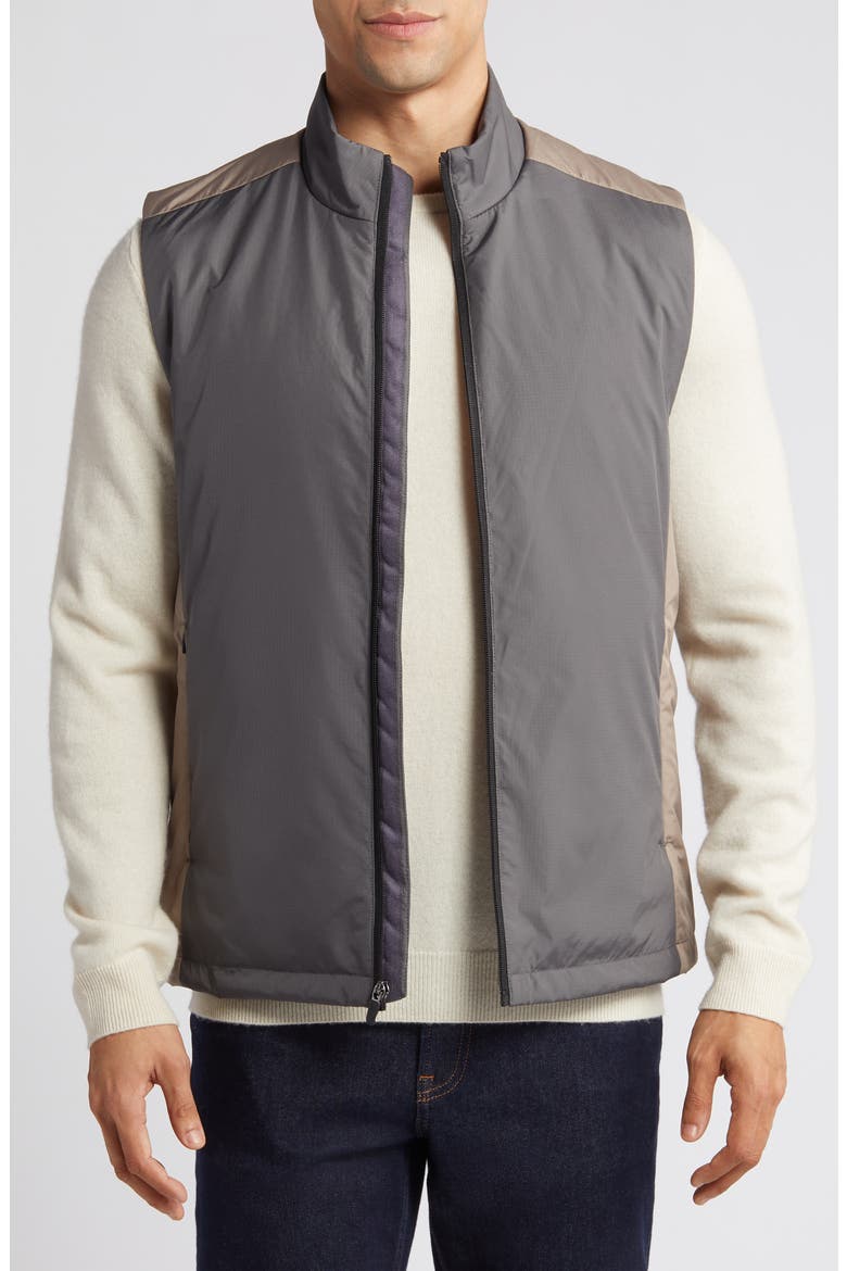 XC4 Colorblock Water Resistant Vest, Main, color, TAUPE