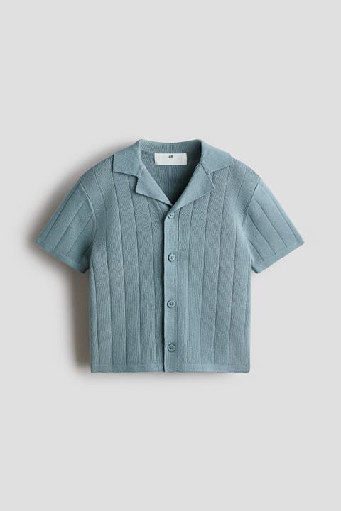 Fine-knit Cotton Resort Shirt