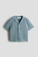 H&M Fine-knit Cotton Resort Shirt