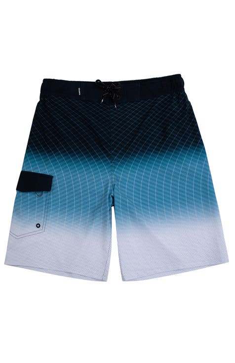 Quick-Dry Swim Trunks with Elastic Waist (Liner-Free)