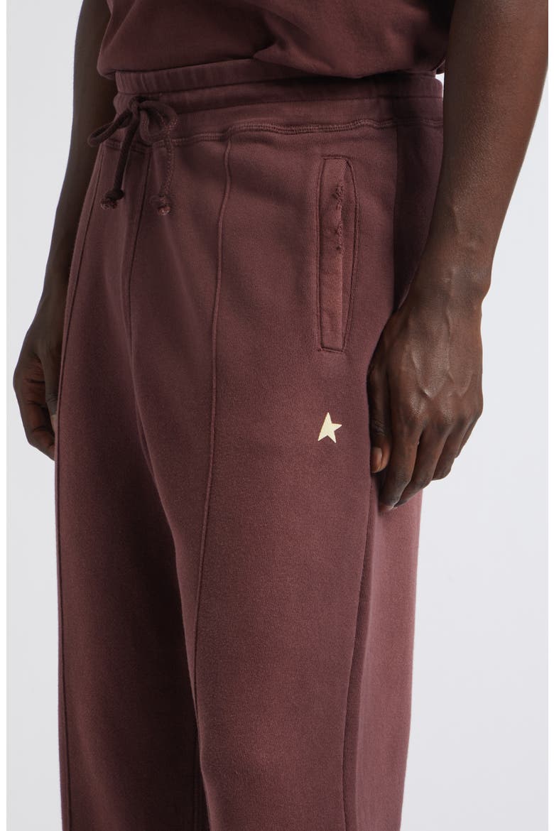 Star Unisex Wide Jogging Pants, Alternate, color, WINDSOR WINE