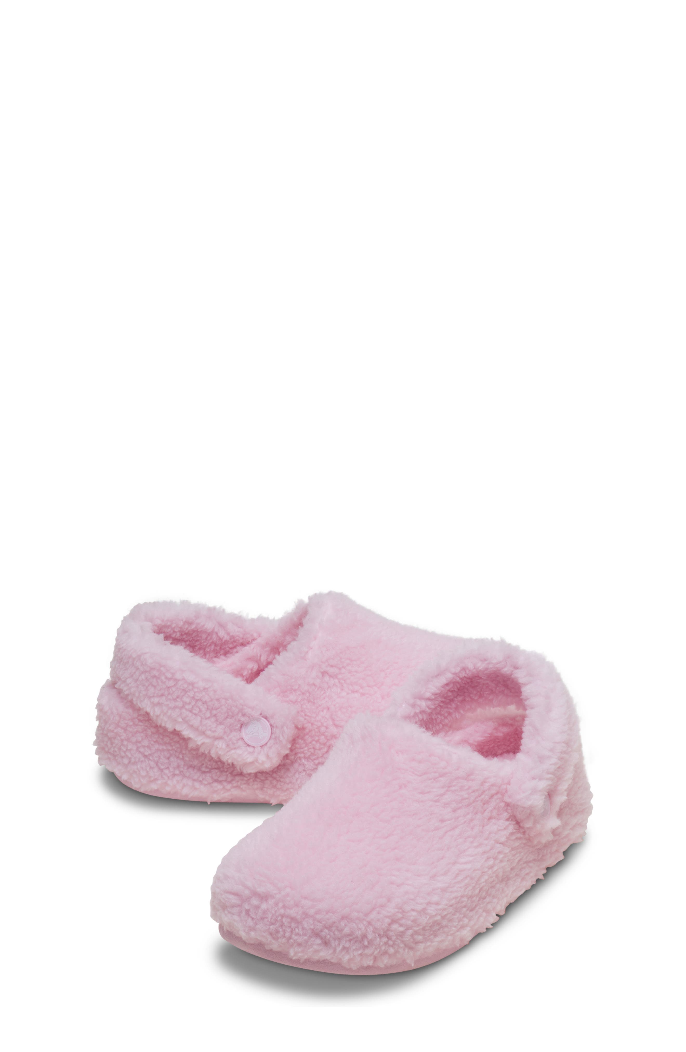 CROCS Kids' Classic Cozzzy Faux Fur Slipper Clog, Alternate, color, 