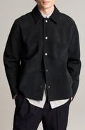 Vince Split Suede Leather Coaches Jacket