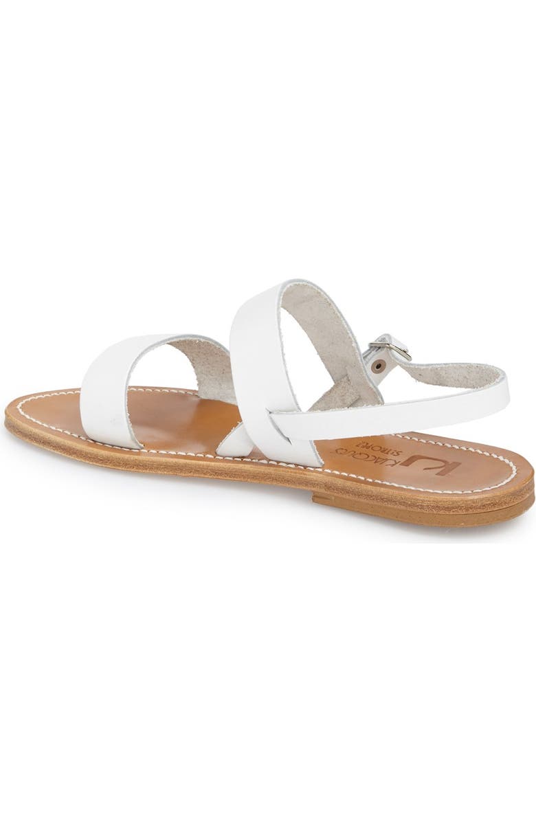 K.Jacques St. Tropez K Jacques St. Tropez Flat 'Barigoule' Vachetta Leather Sandal, Alternate, color,