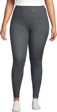Lands' End High Rise Serious Sweats Fleece Lined Pocket Leggings