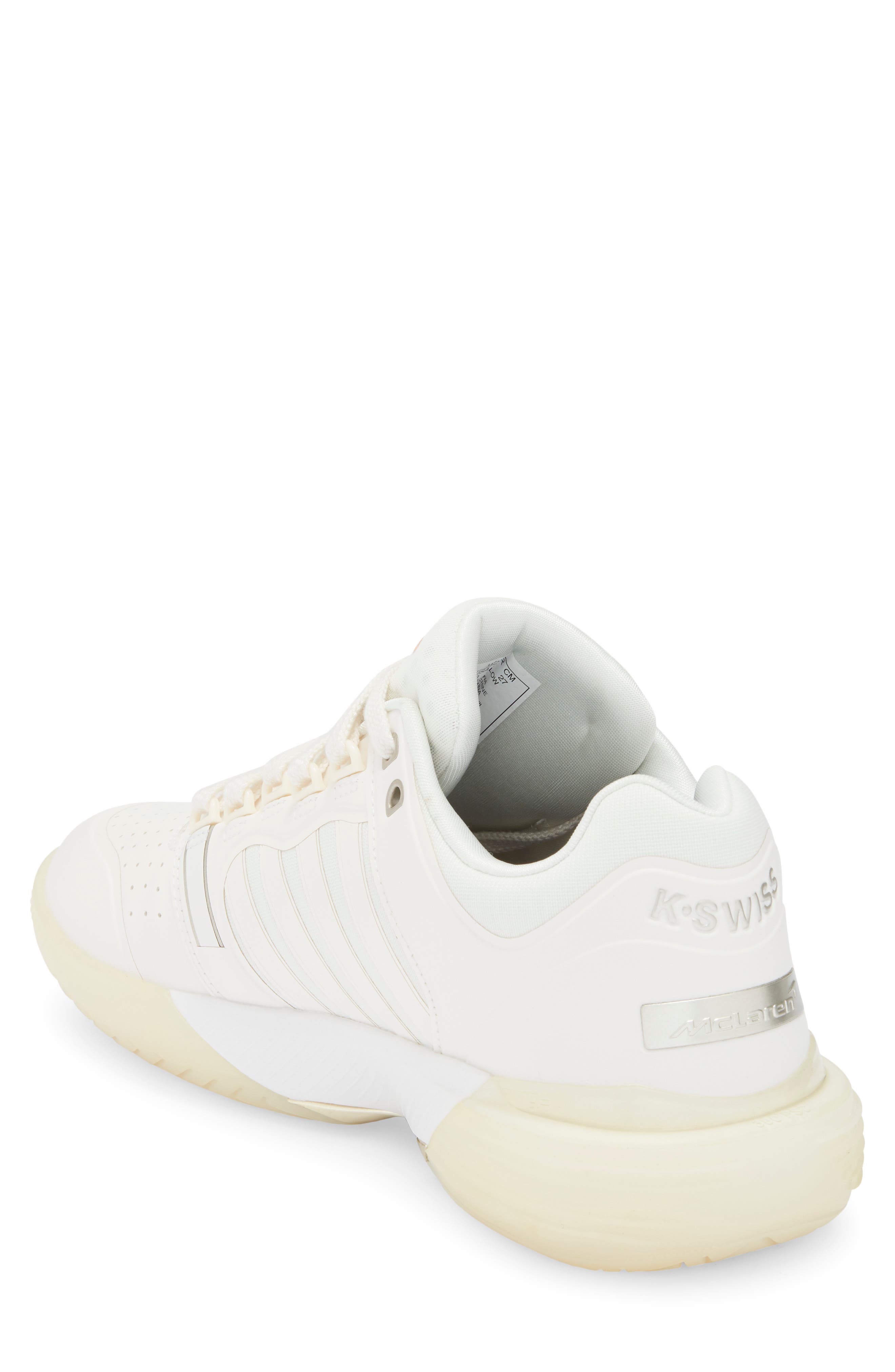 K-Swiss x McLaren Si-18 Ultrashot Sneaker, Alternate, color, Snow White/ White
