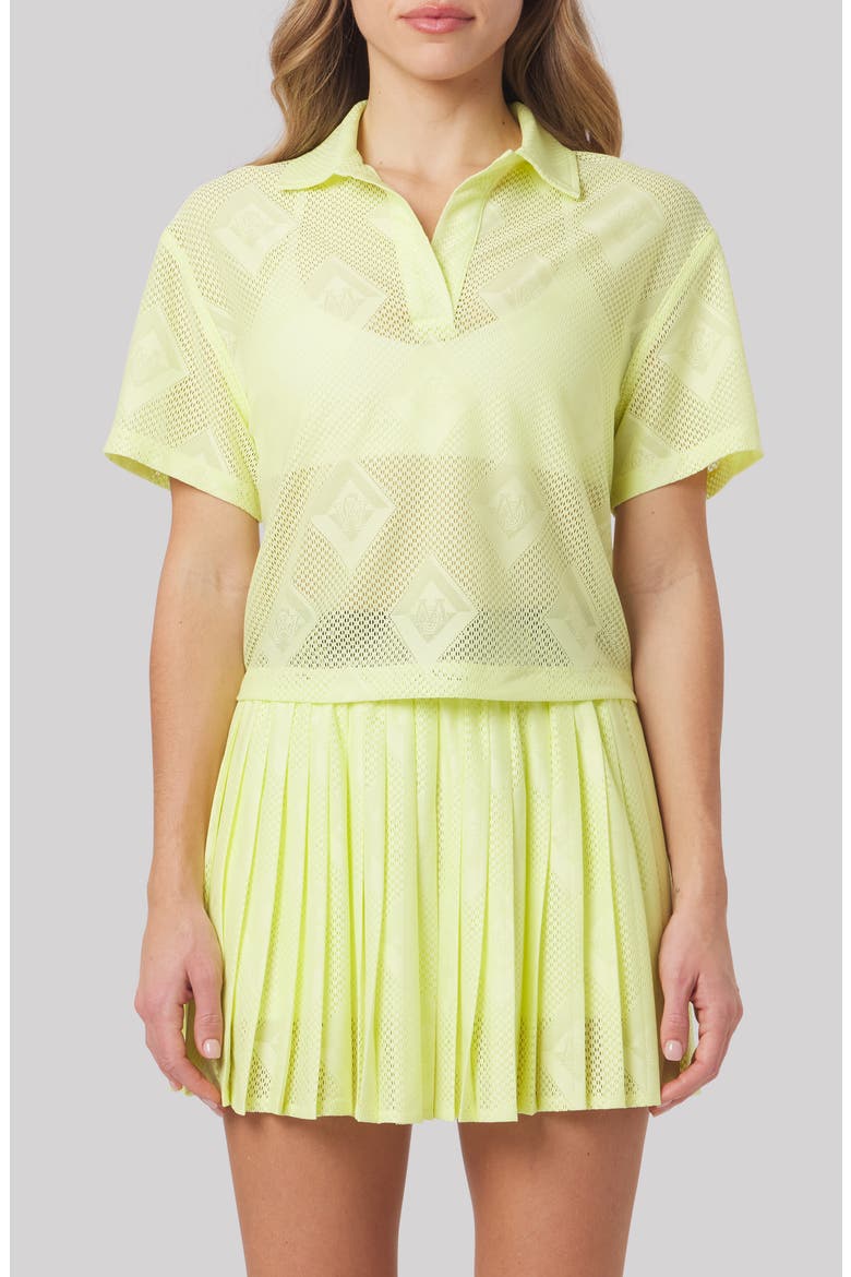 Cici Golf Polo, Main, color, SUNNY LIME GREEN