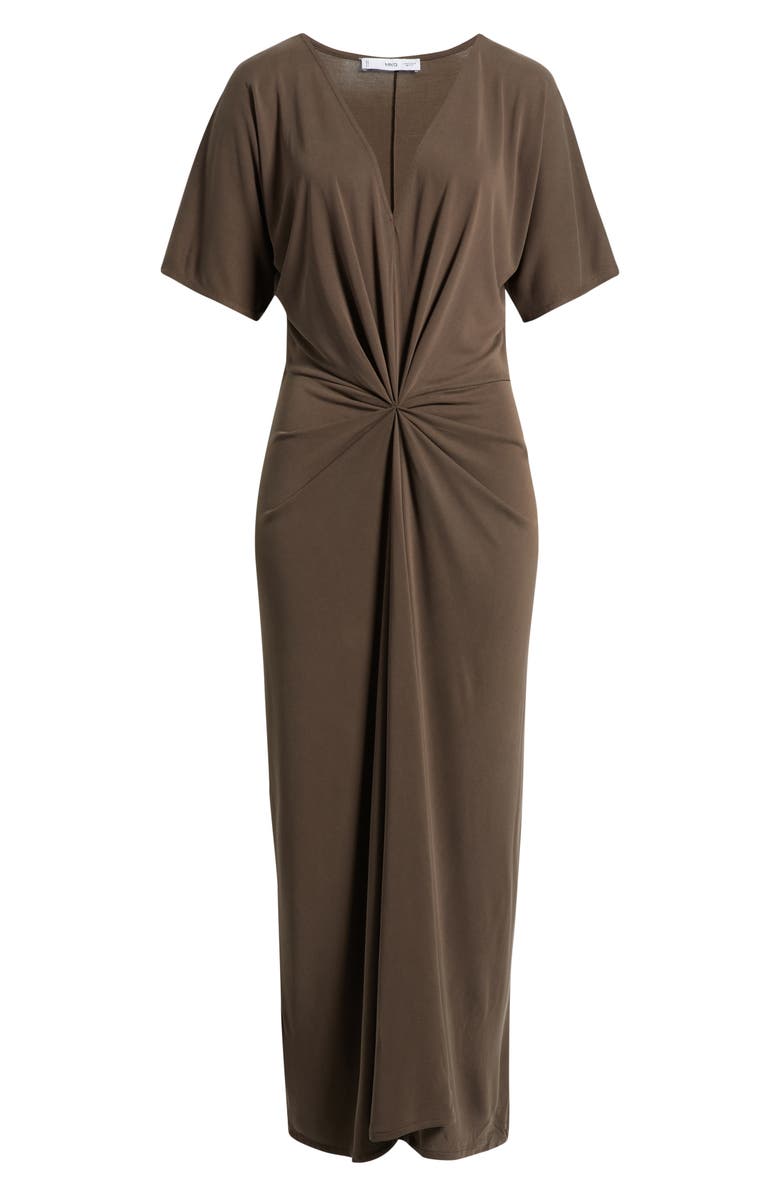 MANGO Ricarda Gathered Maxi Dress, Alternate, color, 