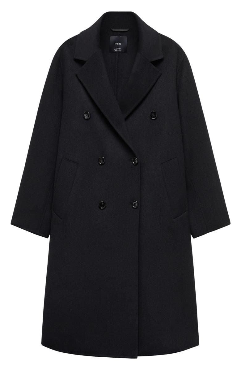 MANGO Handmade Oversize Wool Blend Coat, Alternate, color,