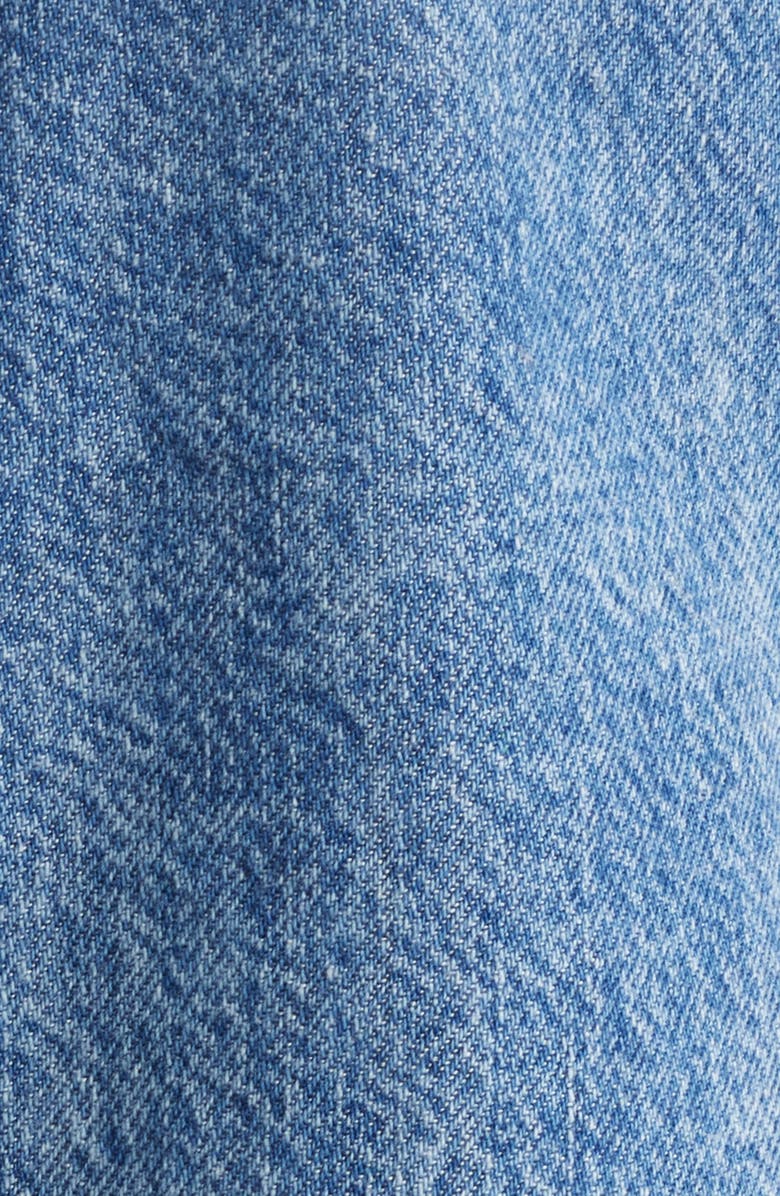 rag & bone Jordan Short Sleeve Denim Button-Up Shirt, Alternate, color, Delmar