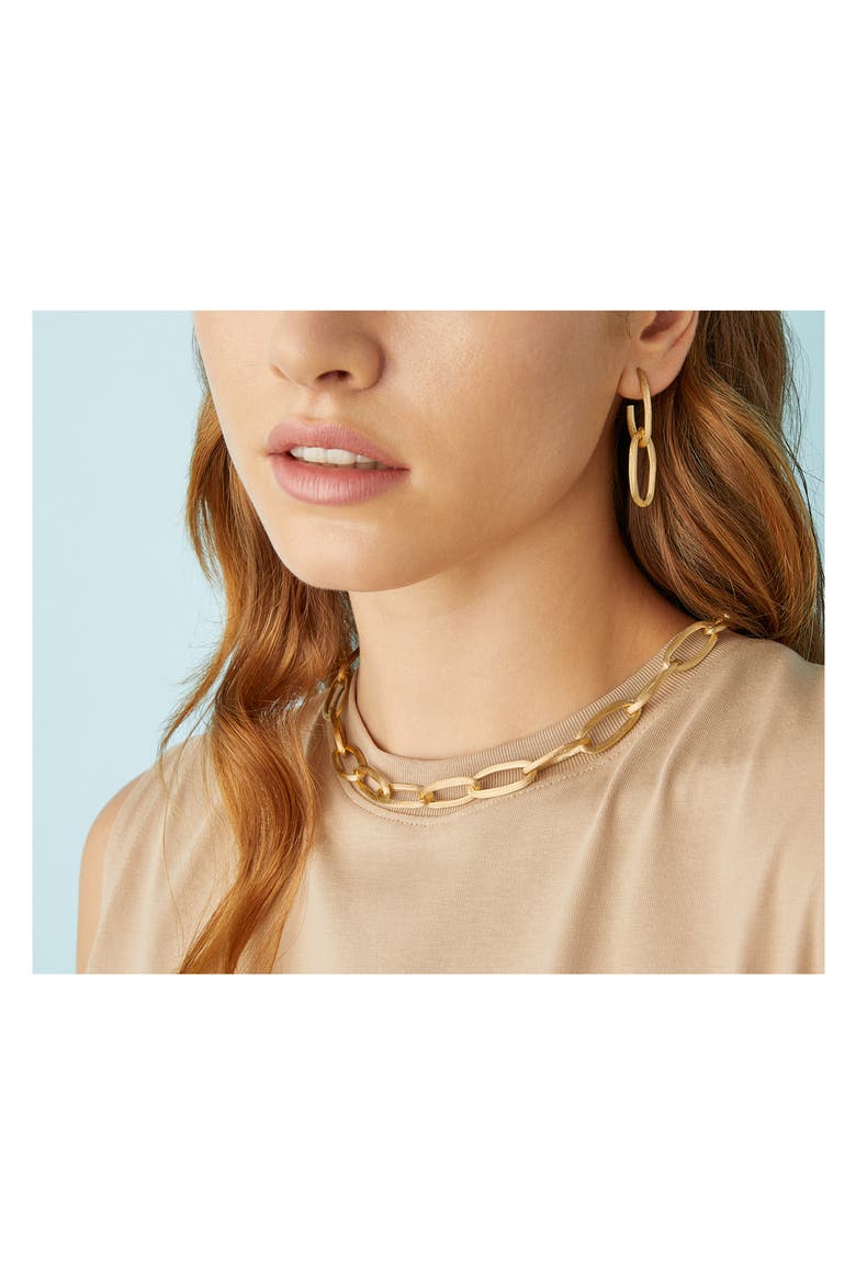 Long Link Necklace, Alternate, color, YELLOW GOLD