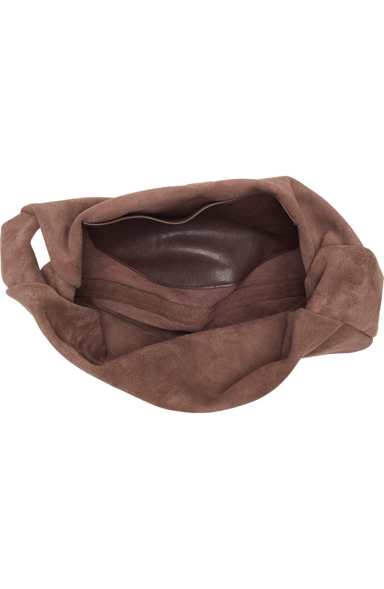 Dolce Vita Oakley Large Suede Hobo Bag, Alternate, color, Chocolate
