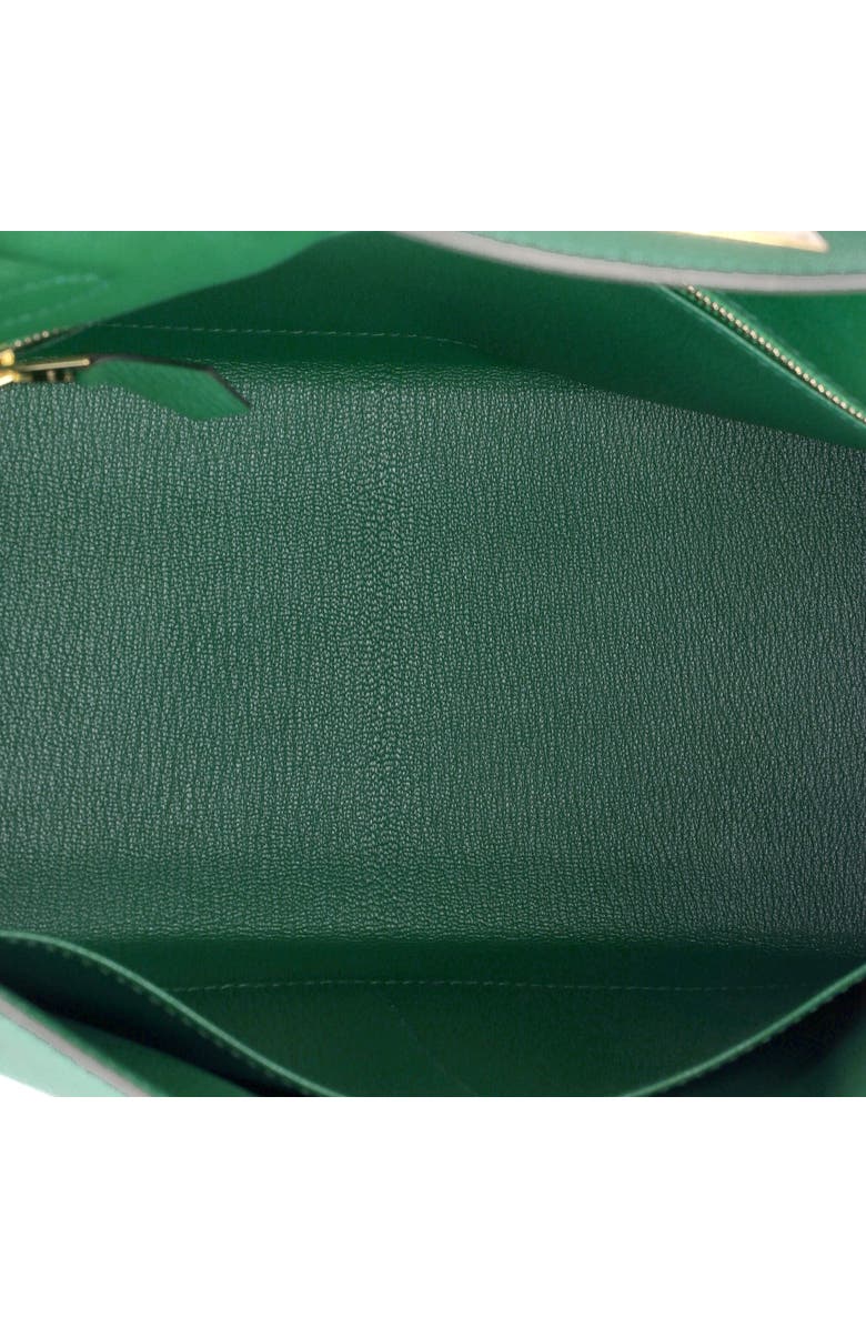 Pre-Owned Hermes Kelly Handbag Green Epsom with Gold Hardware 28, Alternate, color, Vert Vertigo