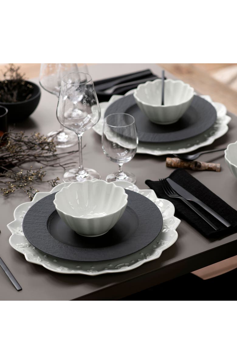 Villeroy & Boch Manufacture Rock Salad Plate, Alternate, color, Black