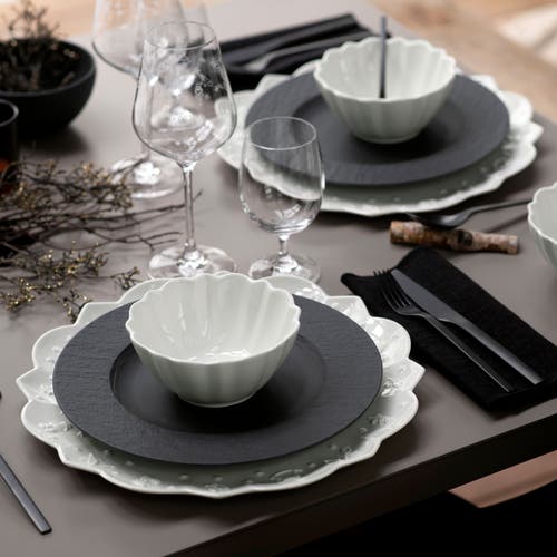 Villeroy & Boch Manufacture Rock Salad Plate In Black