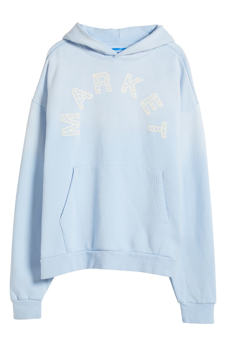 MARKET Starry Arc Logo Cotton Graphic Hoodie, Alternate, color, 