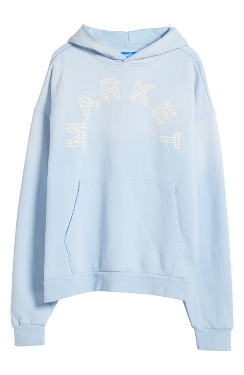 Market Starry Arc Logo Cotton Graphic Hoodie