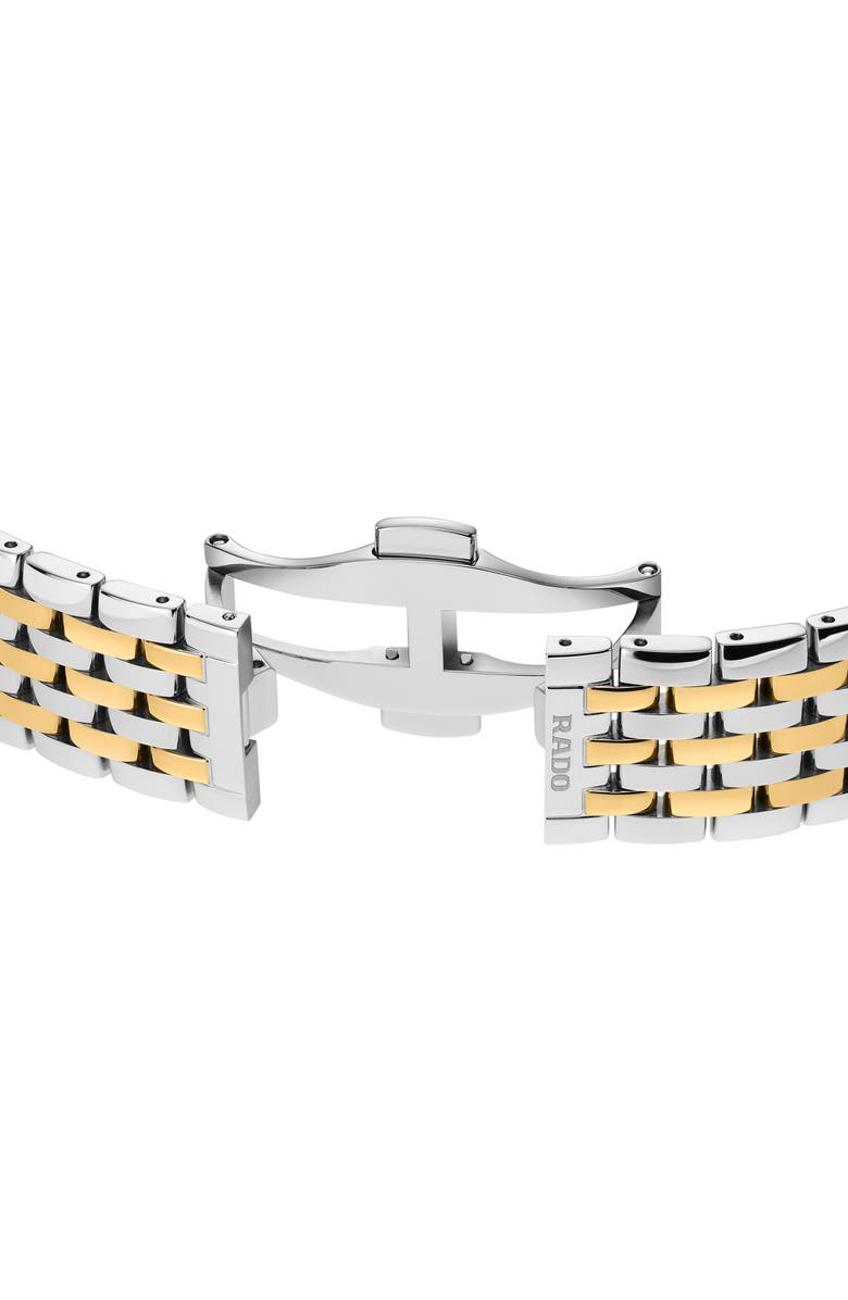 RADO Florence Classic Diamond Bracelet Watch, 38mm, Alternate, color, Black