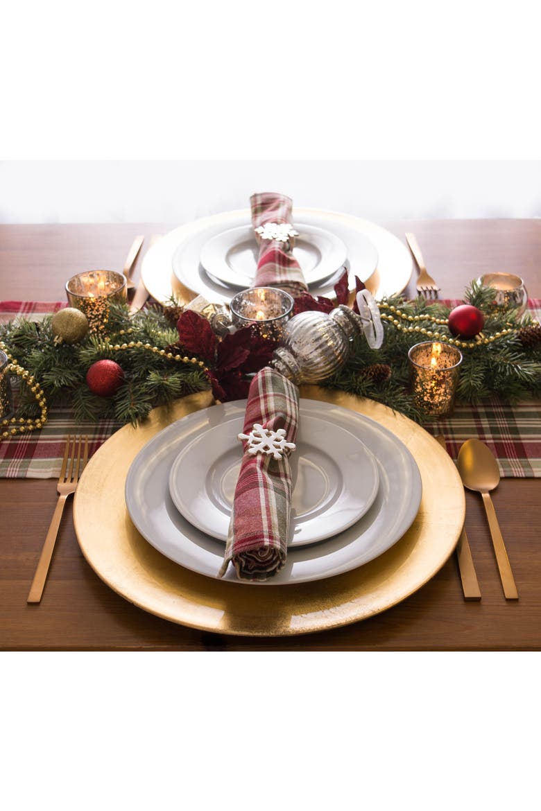 Give Thanks Plaid Table Runner, Alternate, color, Give Thanks