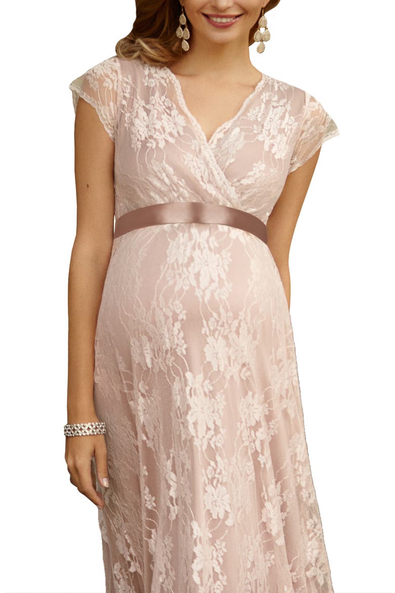 Eden Gown Long, Alternate, color, BLUSH